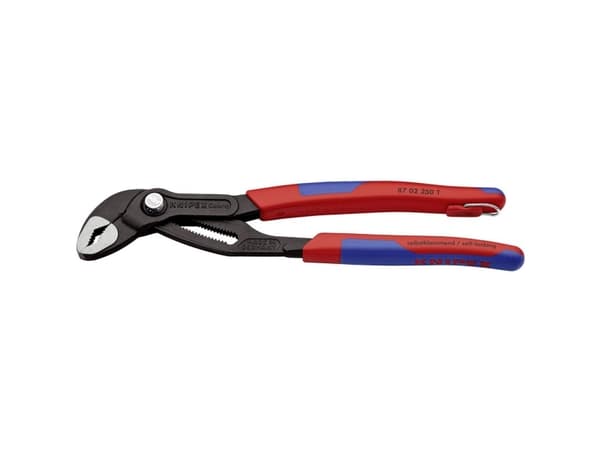 Knipex 87 02 250 T, Skrutang, 5 cm, 4,6 cm, Kromvanadiumstål, Plast, Blå, Rød