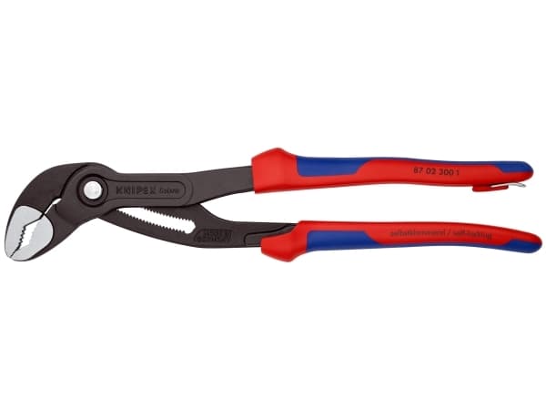Knipex 87 02 300 T, Liukunivelpihdit, 7 cm, 6 cm, Kromivanadiini-teräs, Muovi, Sininen, Punainen