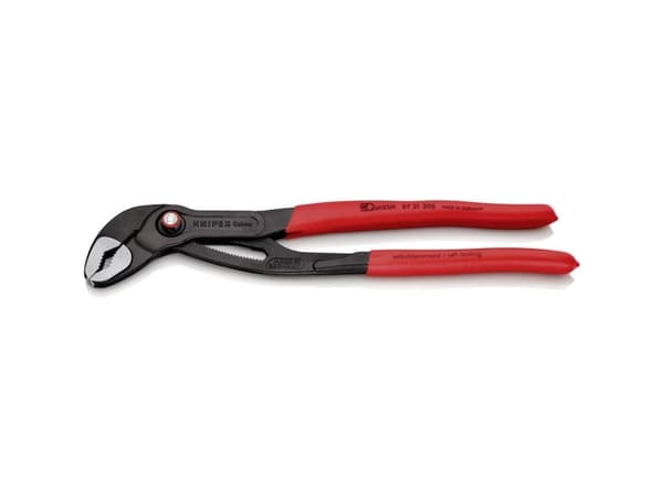 Knipex 87 21 300, Skrutang, 7 cm, 6 cm, Kromvanadiumstål, Metall, Plast, Rød
