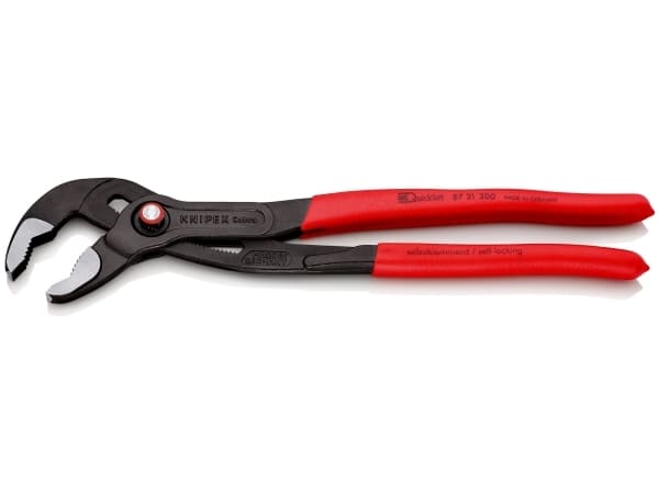Knipex 87 21 300, Skrutang, 7 cm, 6 cm, Kromvanadiumstål, Metall, Plast, Rød