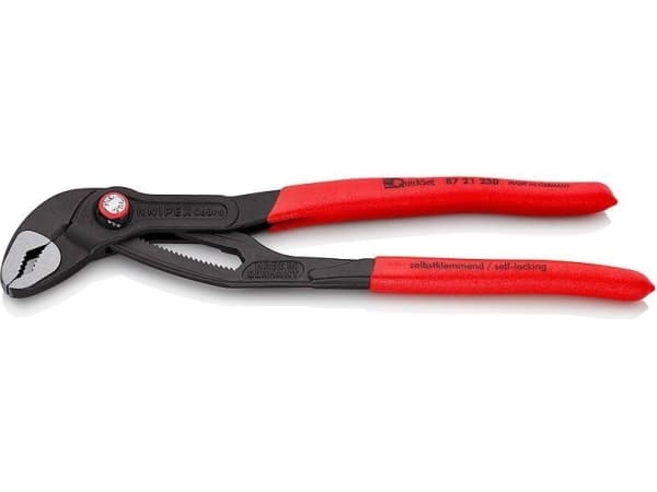 Knipex 87 21 300, Skrutang, 7 cm, 6 cm, Kromvanadiumstål, Metall, Plast, Rød