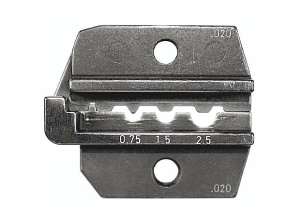 Rennsteig Werkzeuge 624 020 3 0 Puristuslaite Eristämättömät kaapelikengät, eristämättömät liitännät 0,25-2,5 mm² Sopii Rennsteig Werkzeuge PEW 12 -m