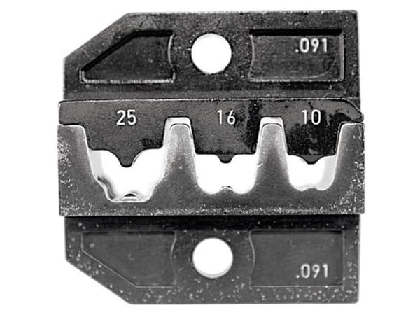 Rennsteig Werkzeuge Crimp-Einsatz 10,0 -25,0mm für Crimp-Systemzange 624 091 3 0 Krympeindsats Kabelsko 10 til 25 mm² Passer til mærke Rennsteig Werk