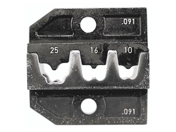 Rennsteig Werkzeuge Crimp-Einsatz 10,0 -25,0mm für Crimp-Systemzange 624 091 3 0 Krympeindsats Kabelsko 10 til 25 mm² Passer til mærke Rennsteig Werk