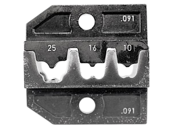 Rennsteig Werkzeuge Crimp-Einsatz 10,0 -25,0mm für Crimp-Systemzange 624 091 3 0 Krympeindsats Kabelsko 10 til 25 mm² Passer til mærke Rennsteig Werk