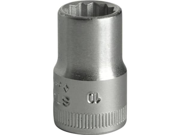 STAHLWILLE 02010010, 1 styck, 12-punkts, Rostfritt stål, Rostfritt stål, 27 mm, 20 g