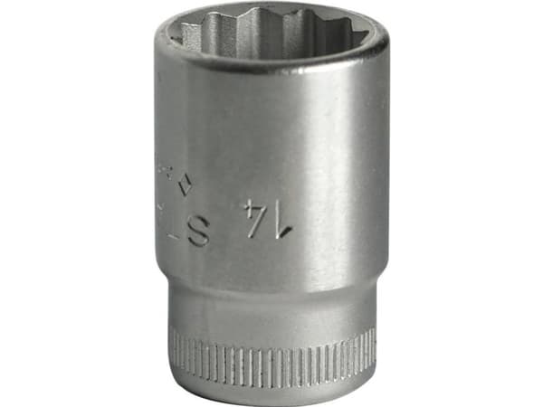 STAHLWILLE 02010014, 1 styck, 12-punkts, Rostfritt stål, Rostfritt stål, 30 mm, 28 g