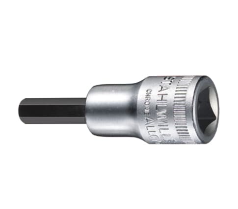 STAHLWILLE 02050007, Støpselsett, 3/8", Metrisk, 5 hoder, 7 mm, Krom