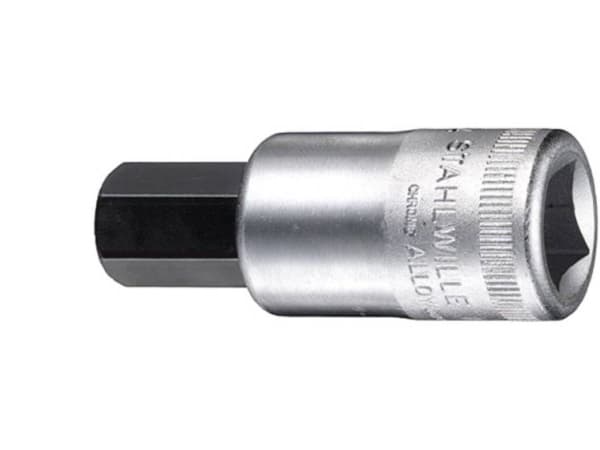 STAHLWILLE 03050004, Hylssats, 1/2", Metrisk, 5 huvuden, 4 mm, Krom