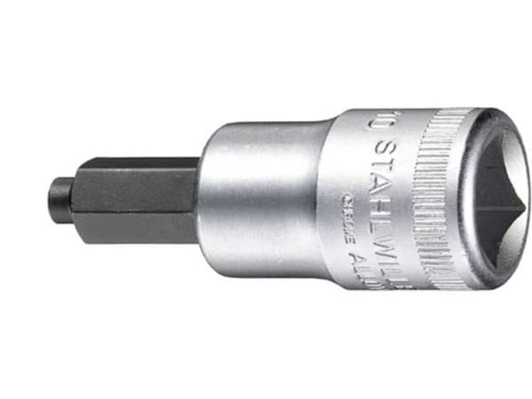STAHLWILLE 03070012, Støpselsett, 1/2", Metrisk, 5 hoder, 12 mm, Kromfarget