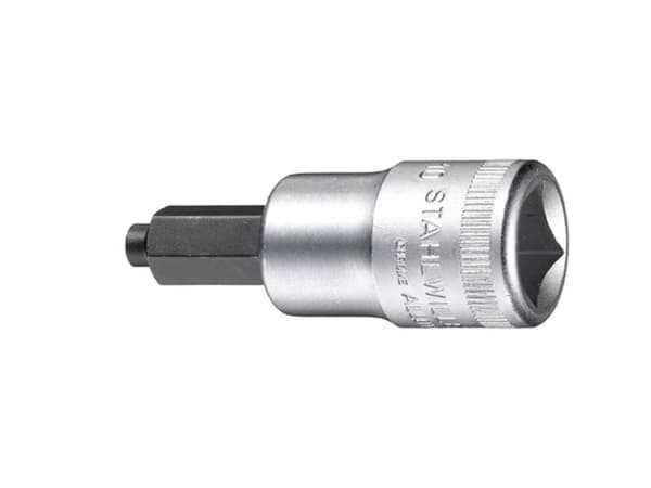 STAHLWILLE 03070012, Støpselsett, 1/2", Metrisk, 5 hoder, 12 mm, Kromfarget