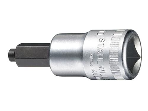 STAHLWILLE 03070012, Støpselsett, 1/2", Metrisk, 5 hoder, 12 mm, Kromfarget
