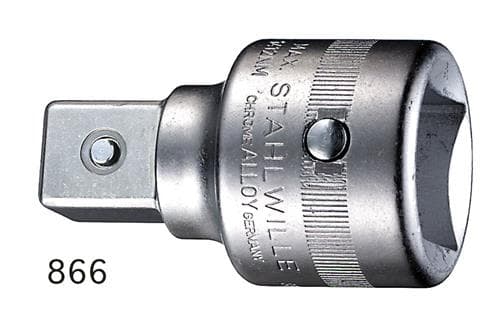 Stahlwille 866 16030005 Pistorasian sovitin Ruuvimeisseli 1 (25 mm) Ulostulo 3/4 (20 mm) 70 mm 1 kpl 1 kpl