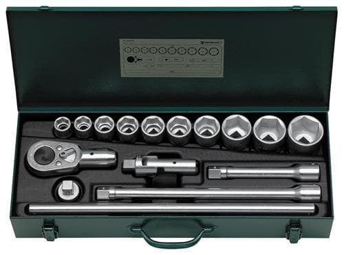 Stahlwille 55/10/6 Topnyckelsats Metrisk 3/4 (20 mm) 16 delar 96050104