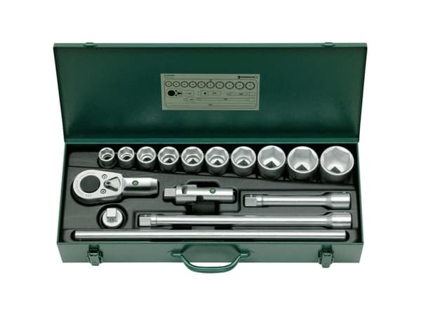 Stahlwille 55/10/6 Topnyckelsats Metrisk 3/4 (20 mm) 16 delar 96050104