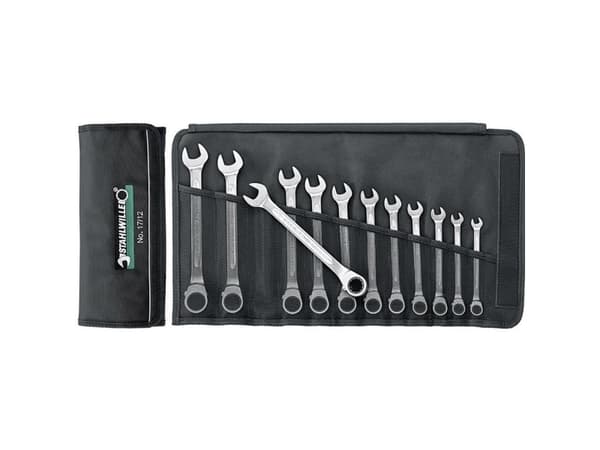 STAHLWILLE 17/12, Stål, Rustfritt stål, 8,9,10,11,12,13,14,15,16,17,18,19 mm, 12 stykker