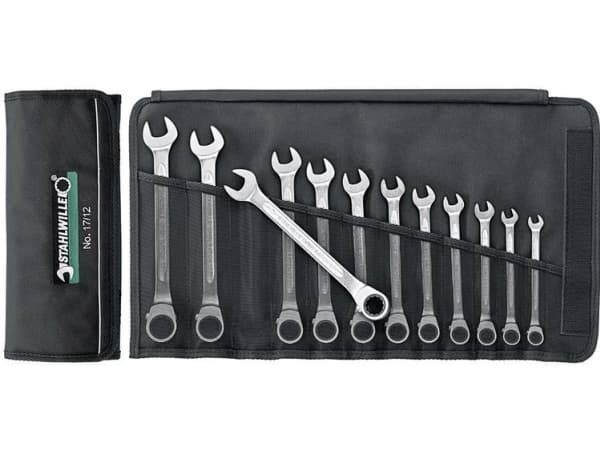 STAHLWILLE 17/12, Stål, Rustfritt stål, 8,9,10,11,12,13,14,15,16,17,18,19 mm, 12 stykker