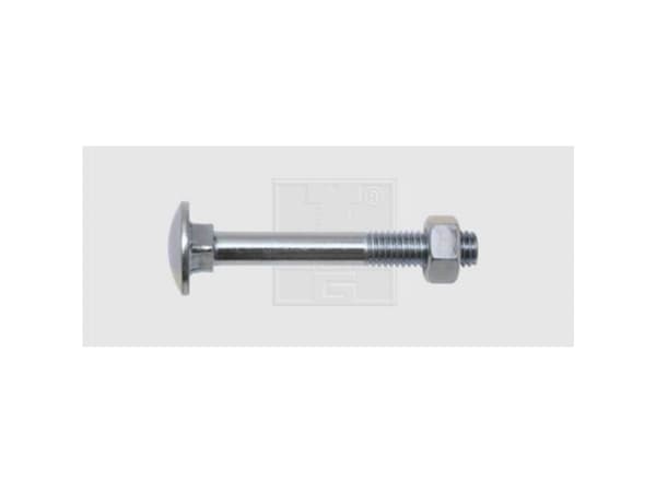 SWG Flade rundhovedskruer M10 240 mm Udvendig sekskant DIN 603 Stål verzinkt 25 stk