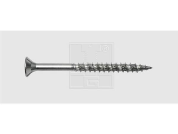 SWG Formel F Spånplade-skrue 5 mm 70 mm T-profil med stift Rustfrit stål A2 150 stk