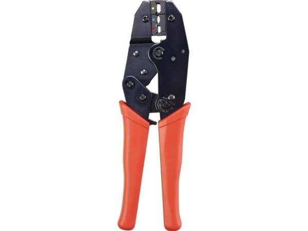 TOOLCRAFT 1486609 Crimpverktyg 1 st Isolerade kabelskor;, Isolerade kontakter, Isolerade kabelanslutningar 0,5 till 6 mm²