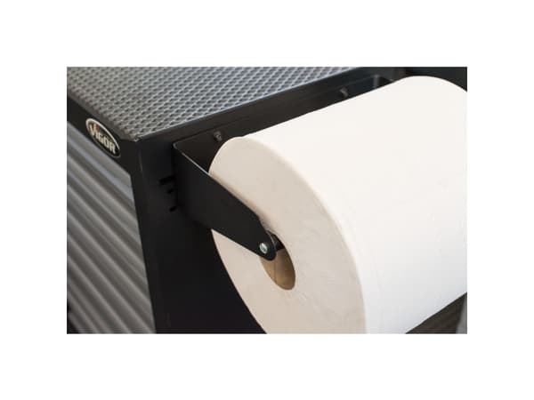 Vigor V2397, Bordsmonterad pappershanddukshållare, Svart, 37 cm