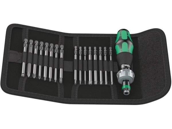 Wera Kraftform Kompakt 60 RA, Sort, Grønn