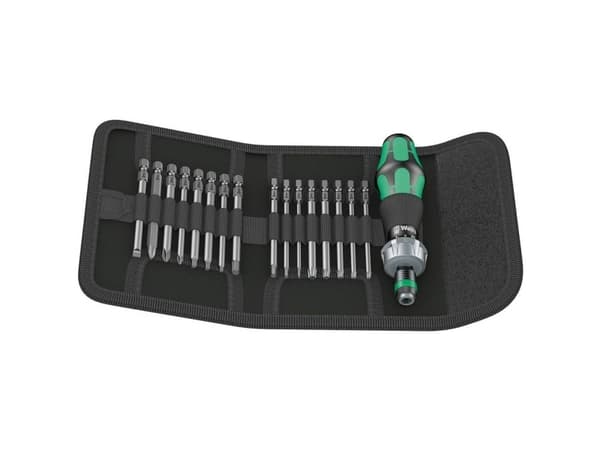 Wera Kraftform Kompakt 60 RA, Sort, Grønn