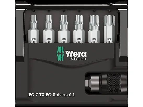 Wera 05056158001, 6 stykker, Torx Plus, TX10, TX15, TX20, TX25, TX30, TX40, 25 mm