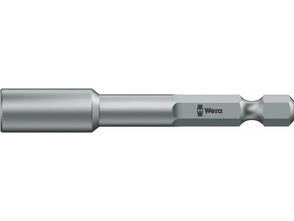 Wera 05060411001, 1 styck, Hexagonal, 25,4 / 4 mm (1 / 4"), 3/8'', Svart, 50 mm