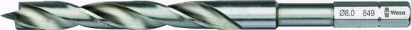 Wera 05104605001, Borr, Spiralborrkona, 1 cm, 12 cm, Trä, 7 cm