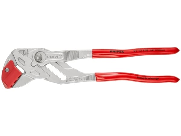 Knipex 91 13 250, Tång för kakelskärning, krom-vanadiumstål, plast, röd, 250 mm, 560 g