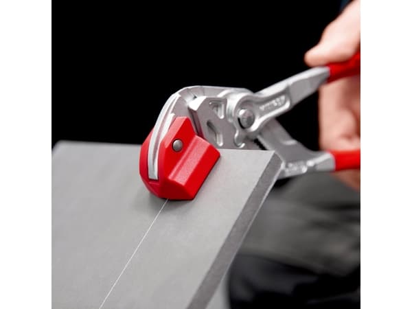 Knipex 91 13 250, Tång för kakelskärning, krom-vanadiumstål, plast, röd, 250 mm, 560 g