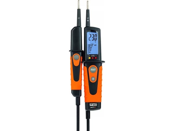 HT Instruments HT7 Kaksinapainen jännitetesteröintilaite CAT III 1000 V, CAT IV 600 V LCD, LED, akustiikka