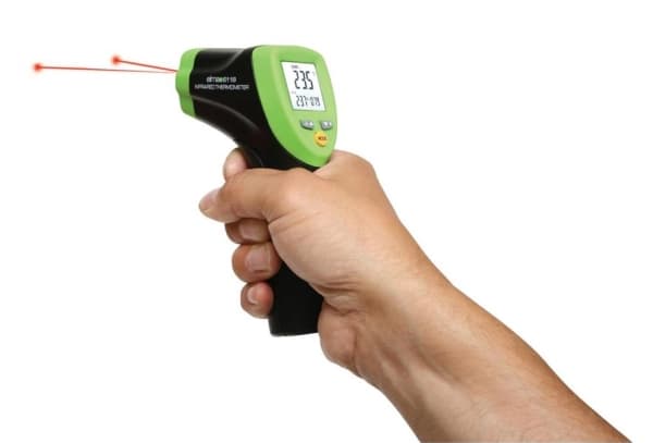 Termometer med lasersikt