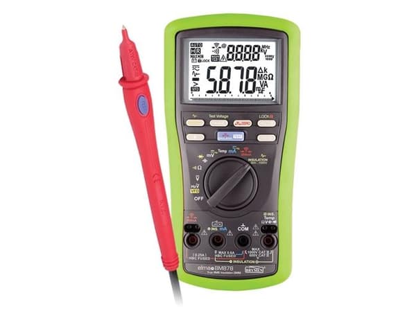 ELMA INSTRUMENTS Elma BM878 Isolationsmultimeter med remote probe og temperaturmåling