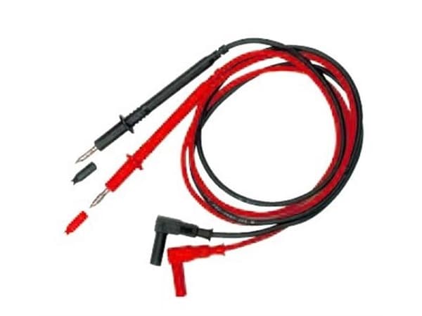 ELMA INSTRUMENTS Set med 1 svart och 1 rödPVC-kabel1 mm², 1 m lång.
