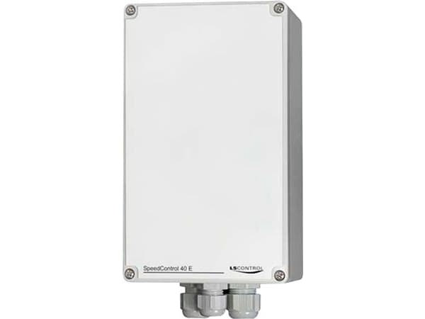 LS CONTROL Regulator / SpeedControl 40E, 4A i gråt kabinet til eksternt ...