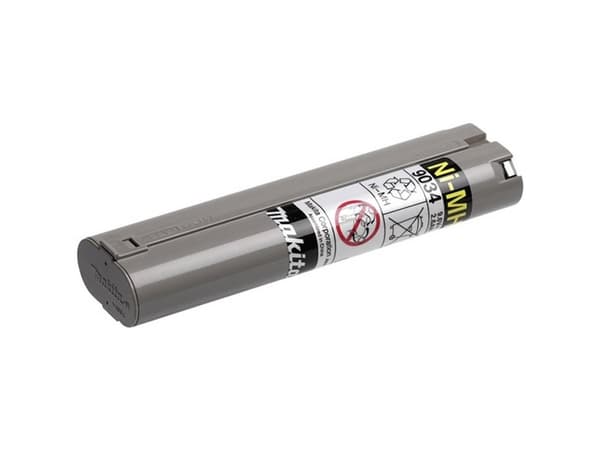 Makita Ni-MH 9034 9.6V, Batteri, Nickel-metallhydrid (NiMH), 2,6 Ah, 9,6 V, Grå, 1 styck