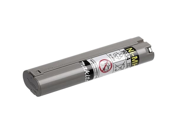 Makita Ni-MH 9034 9.6V, Batteri, Nickel-metallhydrid (NiMH), 2,6 Ah, 9,6 V, Grå, 1 styck