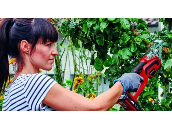 Einhell GE-GS 18 Li-Solo, Ohisyöttö, Musta, Punainen, Ruostumaton teräs, 15 cm, 9 cm, 1,14 kg - SOLO
