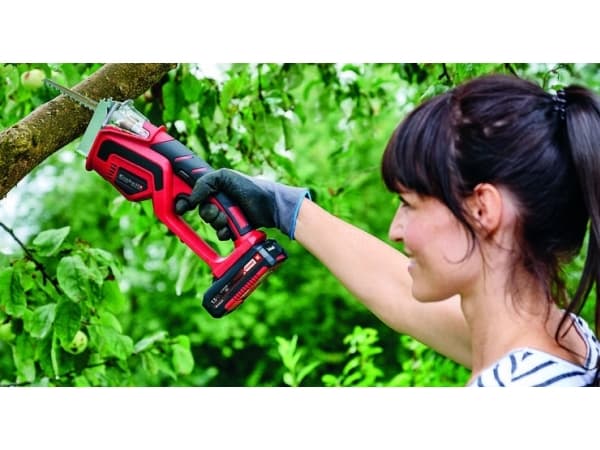 Einhell GE-GS 18 Li-Solo, Ohisyöttö, Musta, Punainen, Ruostumaton teräs, 15 cm, 9 cm, 1,14 kg - SOLO