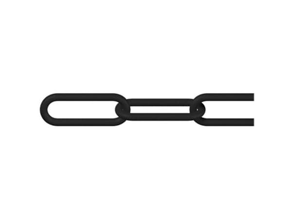 Dörner + Helmer 128960, Polyetylen (PE), 6 mm, Sort, 25 m