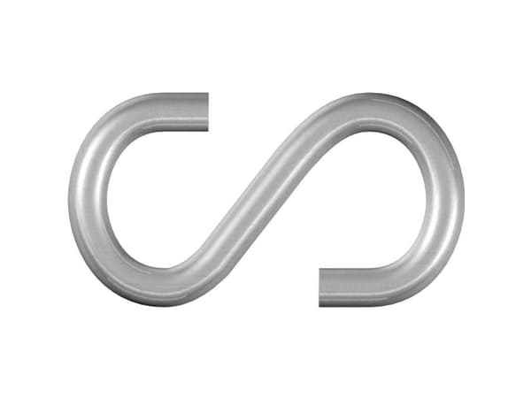 dörner + helmer 4810064 Skruekroge 24 mm Galvaniseret stål 20 stk