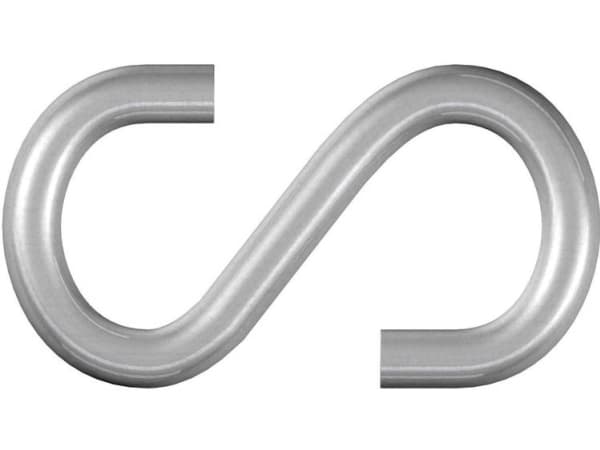 dörner + helmer 4810064 Skruekroge 24 mm Galvaniseret stål 20 stk