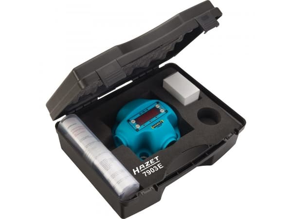 HAZET 7903E, Digitaalinen vääntömomenttikulmasovitin, Blå, Plast, Nm, 25 Nm, 1%