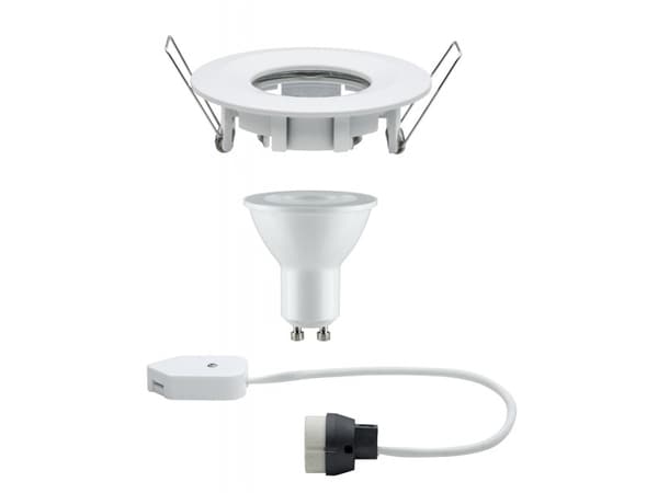 Paulmann 936.25, Nedtryckbar spotlight, GU10, 1 lampor, LED, 7 W, 2700 K