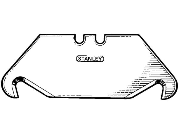 Stanley 0-11-983, 5 stk, 0,65 mm, 5 cm, Satin stål