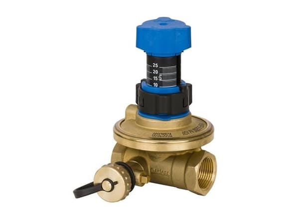 DANFOSS ASV-PV15 differenstryckregulator ASV-PV-4G. G1/2" automatisk reglerventil för värme- och kylsystem
