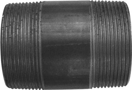 Nippelrør sort 3/4 - 50 mm