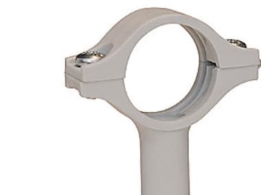Rörhållare 20 mm - ljusgrå. medium PA6 för alupex